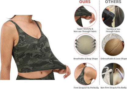 Fengbay Women's Sports Bra - Ultimate Fitness Workout Tank Top for Running & Yoga