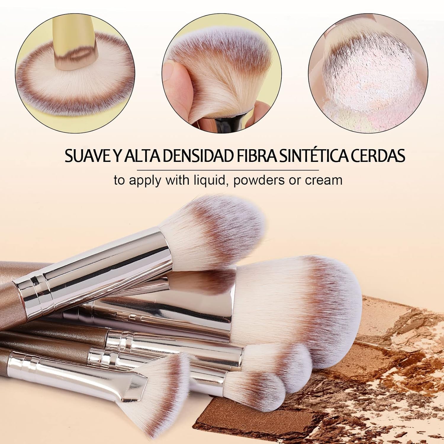 Professional 20-Piece Makeup Brush Set - Complete Kabuki & Eyeshadow Brushes with Gift Box for Flawless Face & Eye Makeup